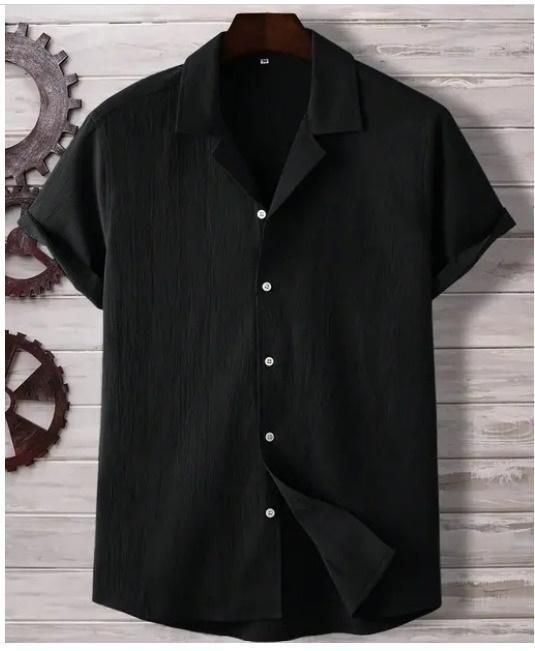 Men's Ice Silk Quick-Drying Shirt Black