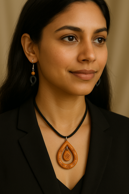 Handcrafted Terracotta Necklace Set